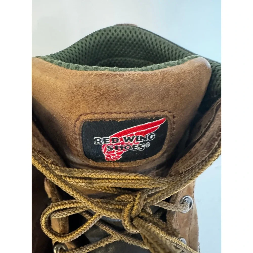 Red Wing 435 King Toe Mens 13 E2 Brown Leather Waterproof EH Work Boots